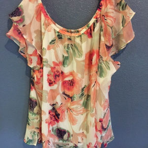 SUPER CUTE ST. JOHN'S BAY PEASANT BLOUSE